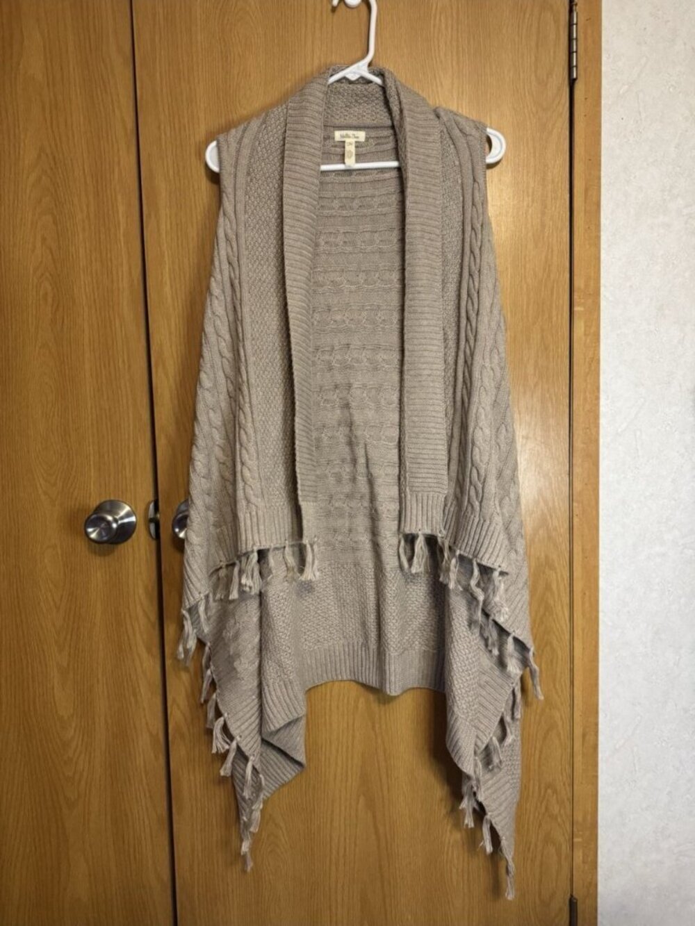 MATILDA JANE Cardigan SMALL Cozy Cable knit Outerwear Sweater Vest Boho Casual - Picture 2 of 8
